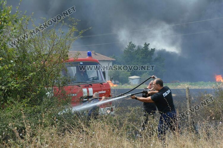Горят сметища край Хасково и Димитровград