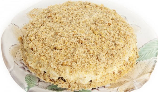 Френска орехова торта