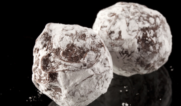 Двуцветни маслени топчета