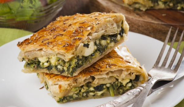 Точена пролетна баница с булгур