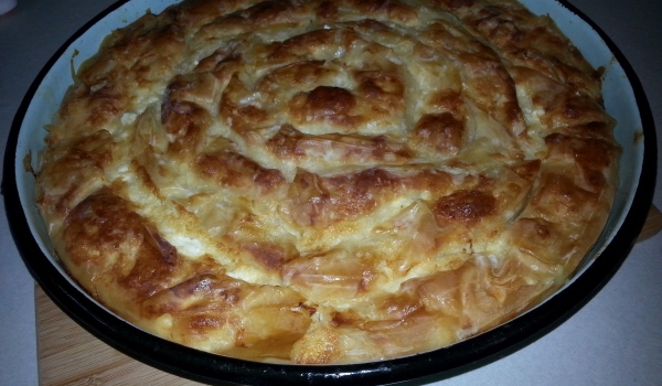 Баница с кисело мляко и сода