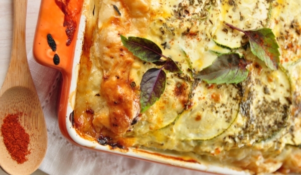 Печени тиквички със сирене