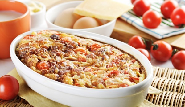 Пикантен пай с патладжани