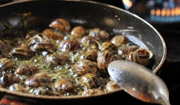 Охлюви с мащерка по средиземноморски