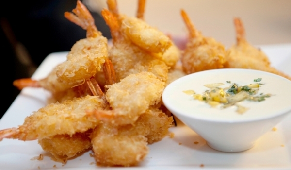 Панирани дъблински скариди