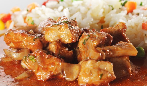 Свинско с ориз