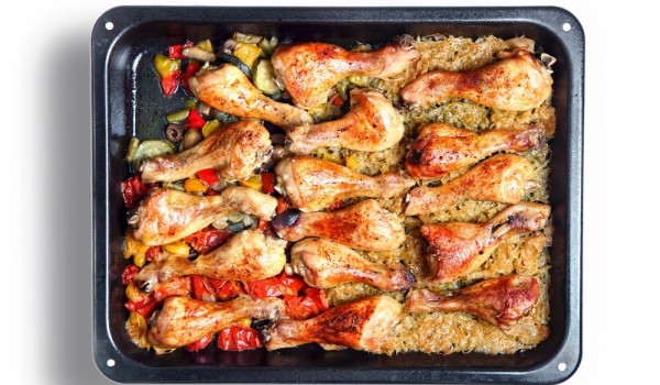 Бързо и вкусно пиле с ориз