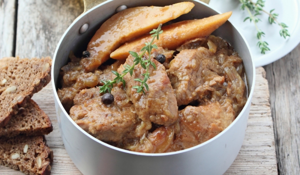 Агнешко месо с дюли по грузински