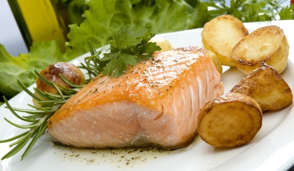 Сьомга във фолио