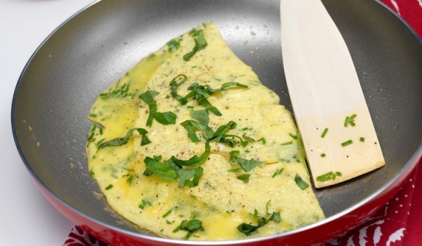 Спаначен омлет